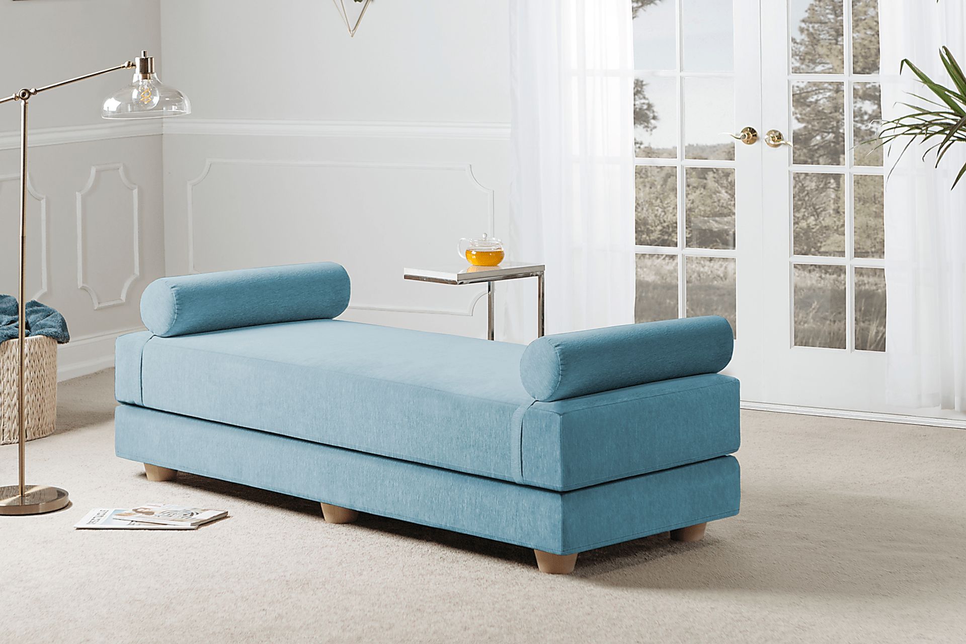 Adelaide Turquoise Daybed - Image 4