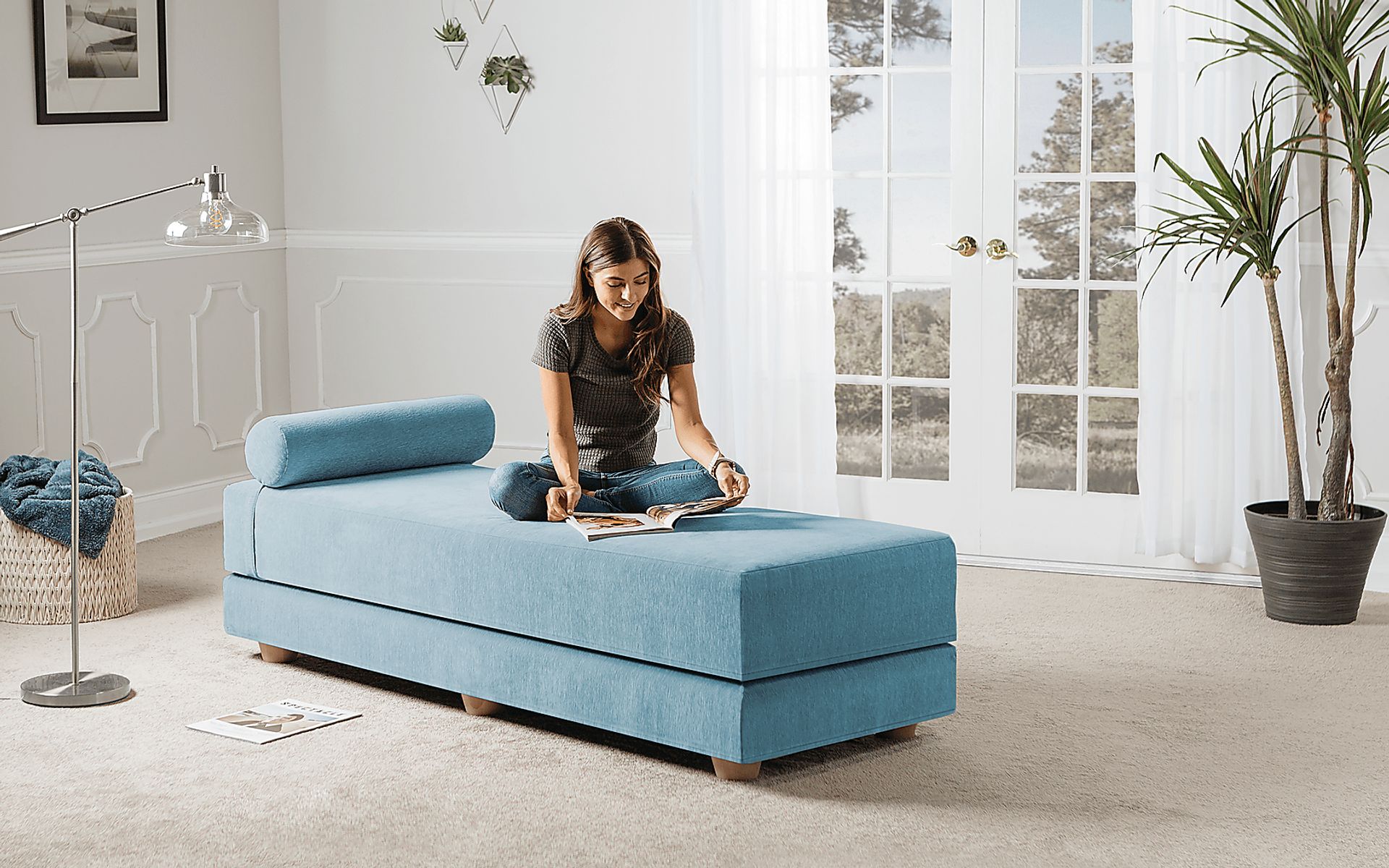 Adelaide Turquoise Daybed - Image 5