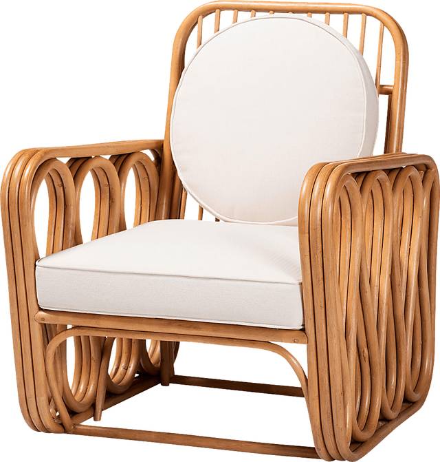 Adelfai Brown Accent Chair - Thumbnail - Image 1