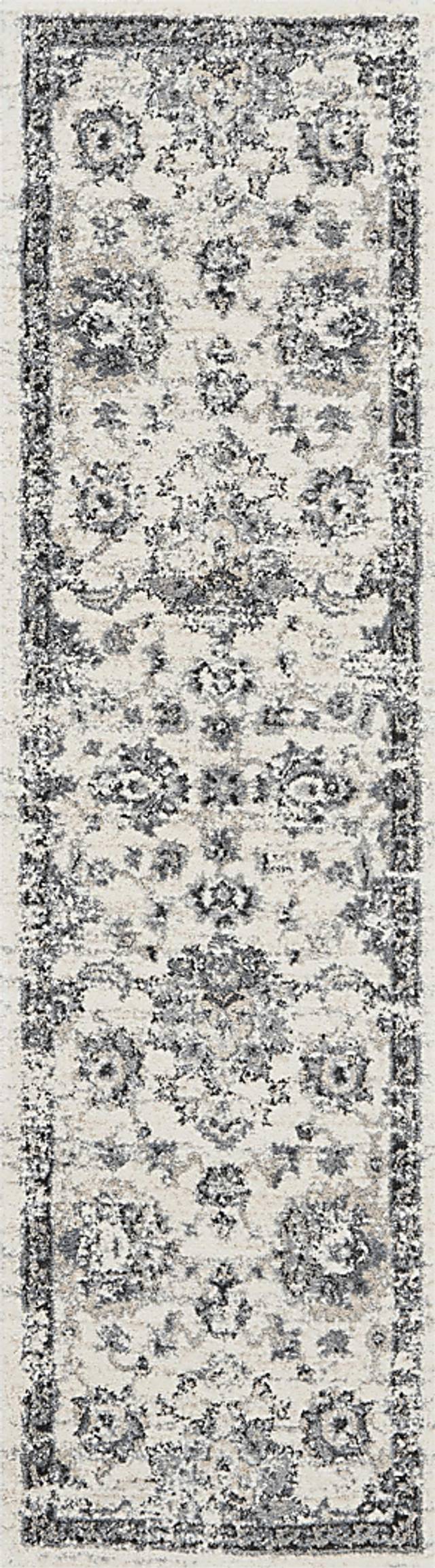 Adelien Gray 2'2 x 7'6 Runner Rug - Thumbnail - Image 1