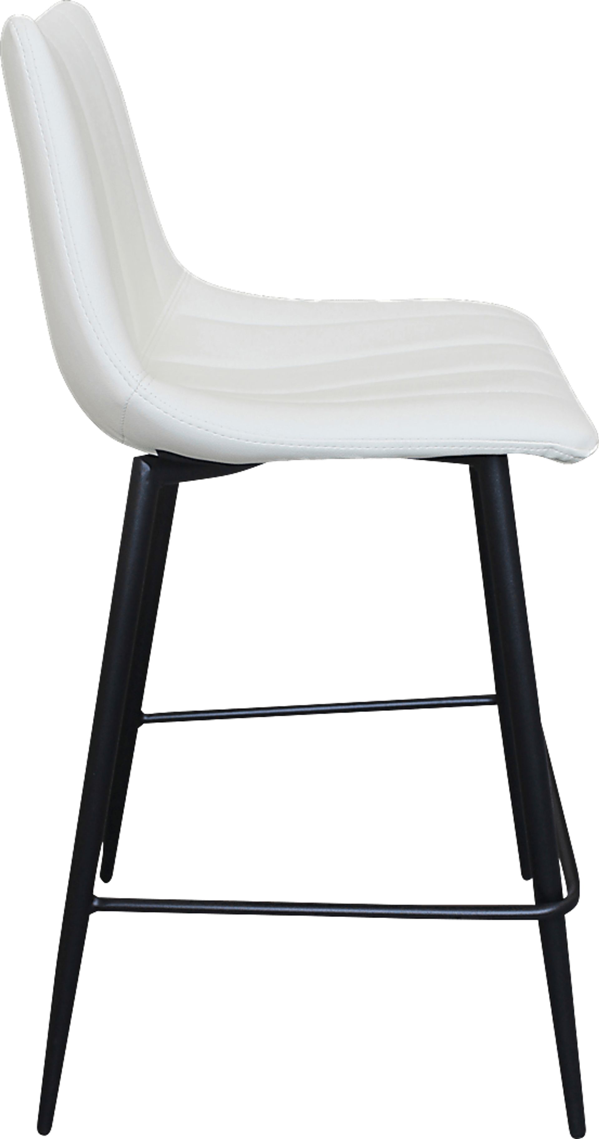 Adeline Court White Counter Height Stool - Image 3