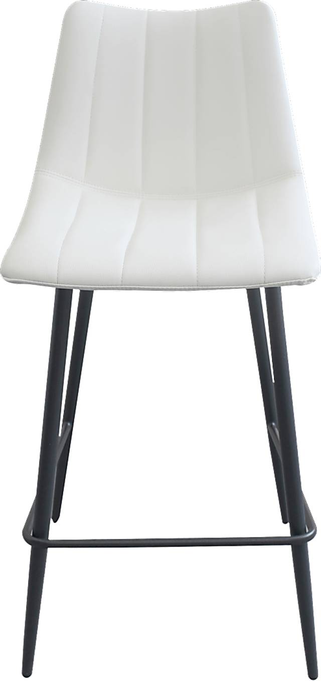 Adeline Court White Counter Height Stool - Thumbnail - Image 1