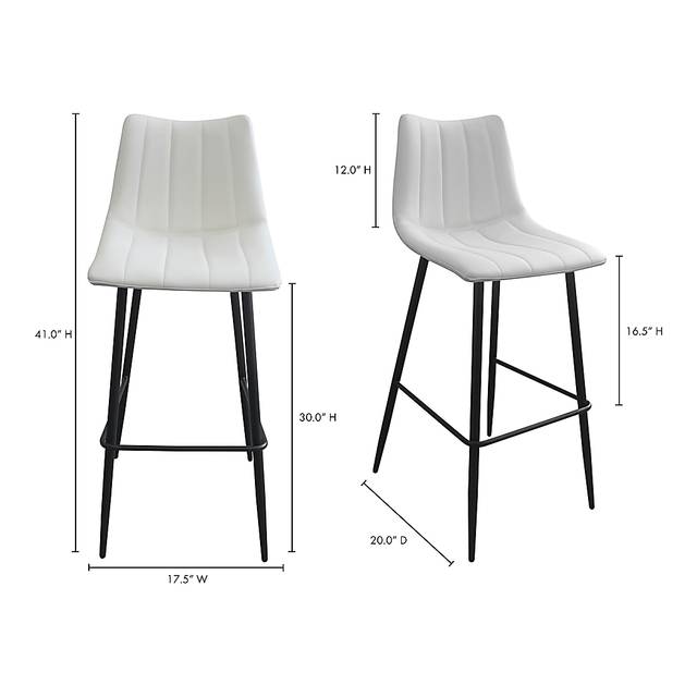 Adeline White Barstool - Thumbnail - Image 6