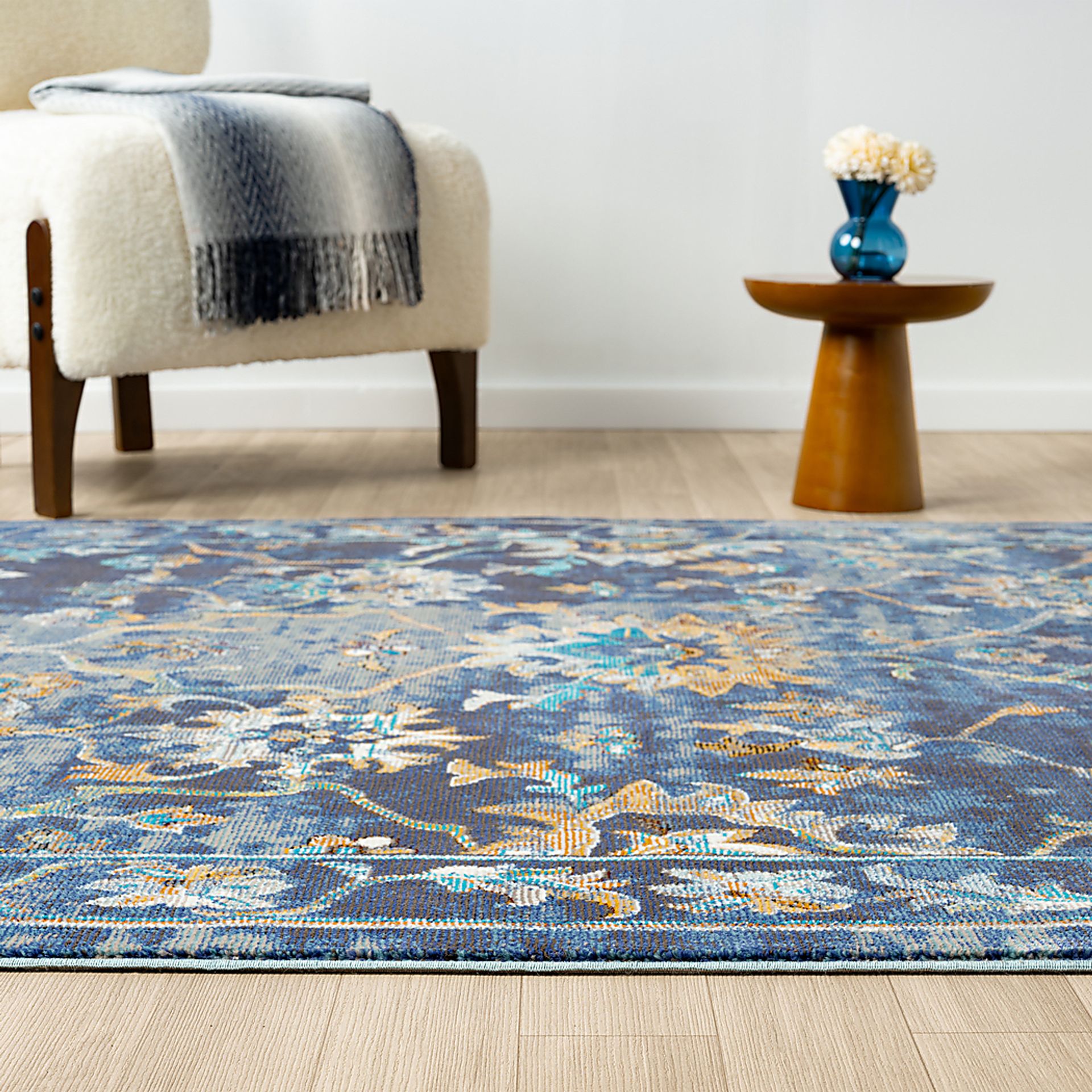 Adelisa Blue 7'9 x 9'9 Rug - Image 6