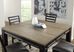 Adelson Black Counter Height Dining Table