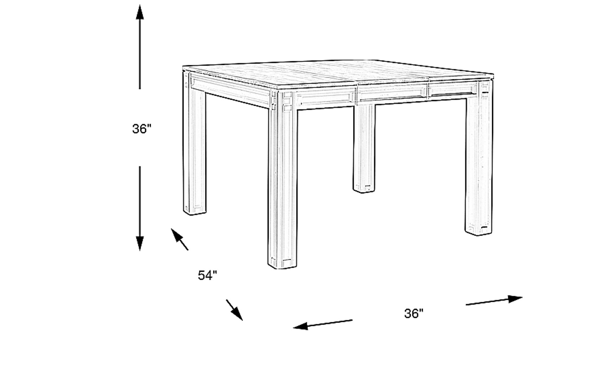Dimension Image. Please refer to the Dimension Tab on this page for dimension details.