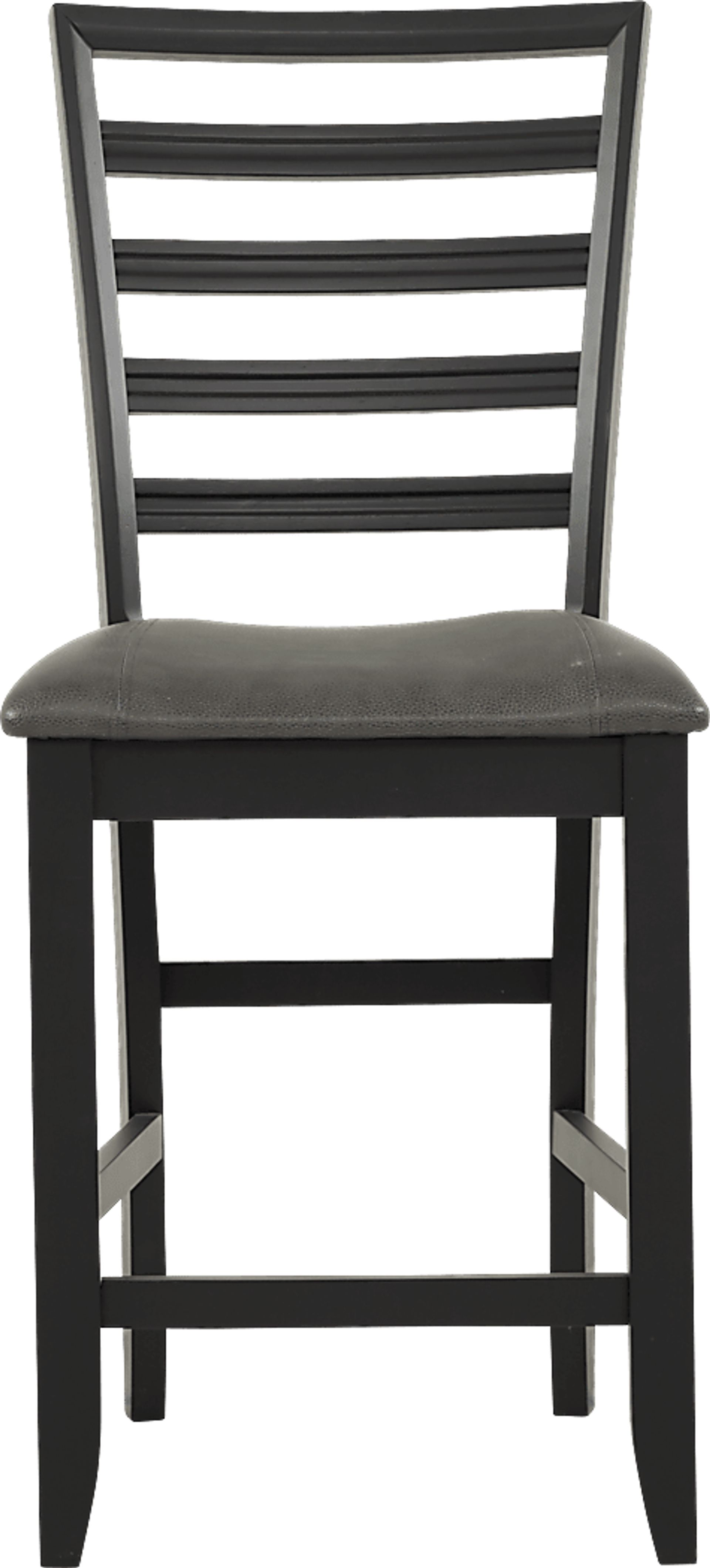 Adelson Black Counter Height Stool - Image 3