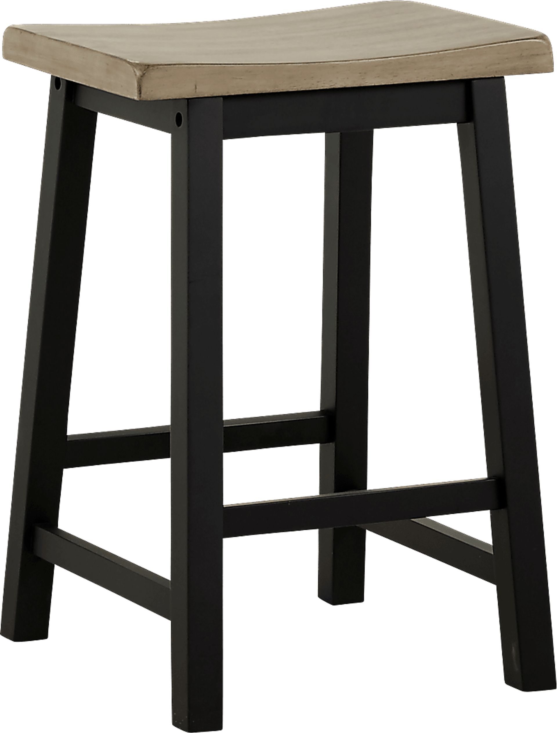 Adelson Black Counter Height Stool - Image 1