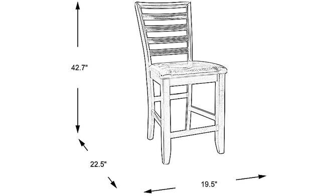 Dimension Image. Please refer to the Dimension Tab on this page for dimension details.