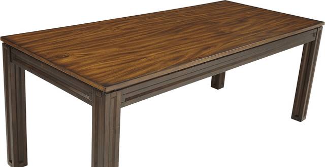Adelson Chocolate Dining Table - Thumbnail - Image 2