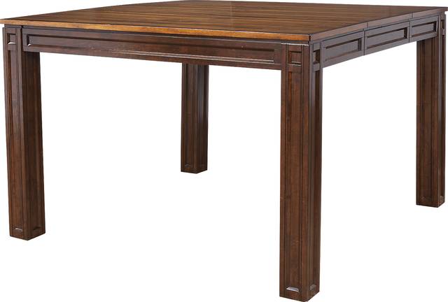 Adelson Chocolate 5 Pc Counter Height Dining Room - Thumbnail - Image 3