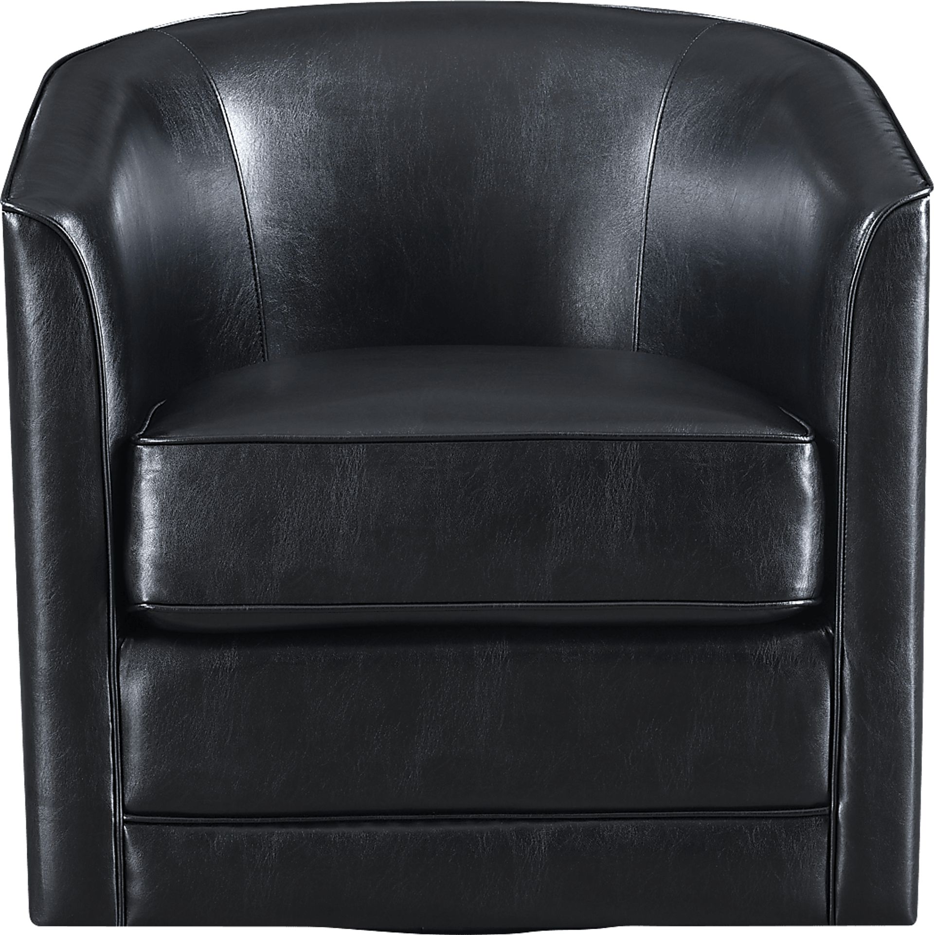 Adelta Black Accent Swivel Chair - Image 2