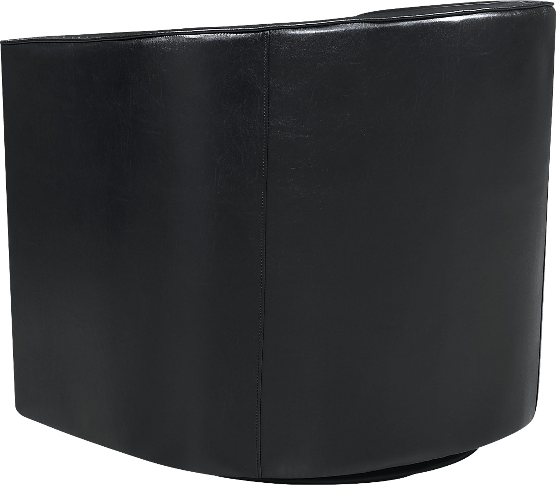 Adelta Black Accent Swivel Chair - Image 3