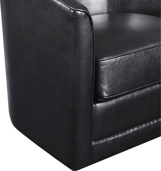 Adelta Black Accent Swivel Chair - Thumbnail - Image 5