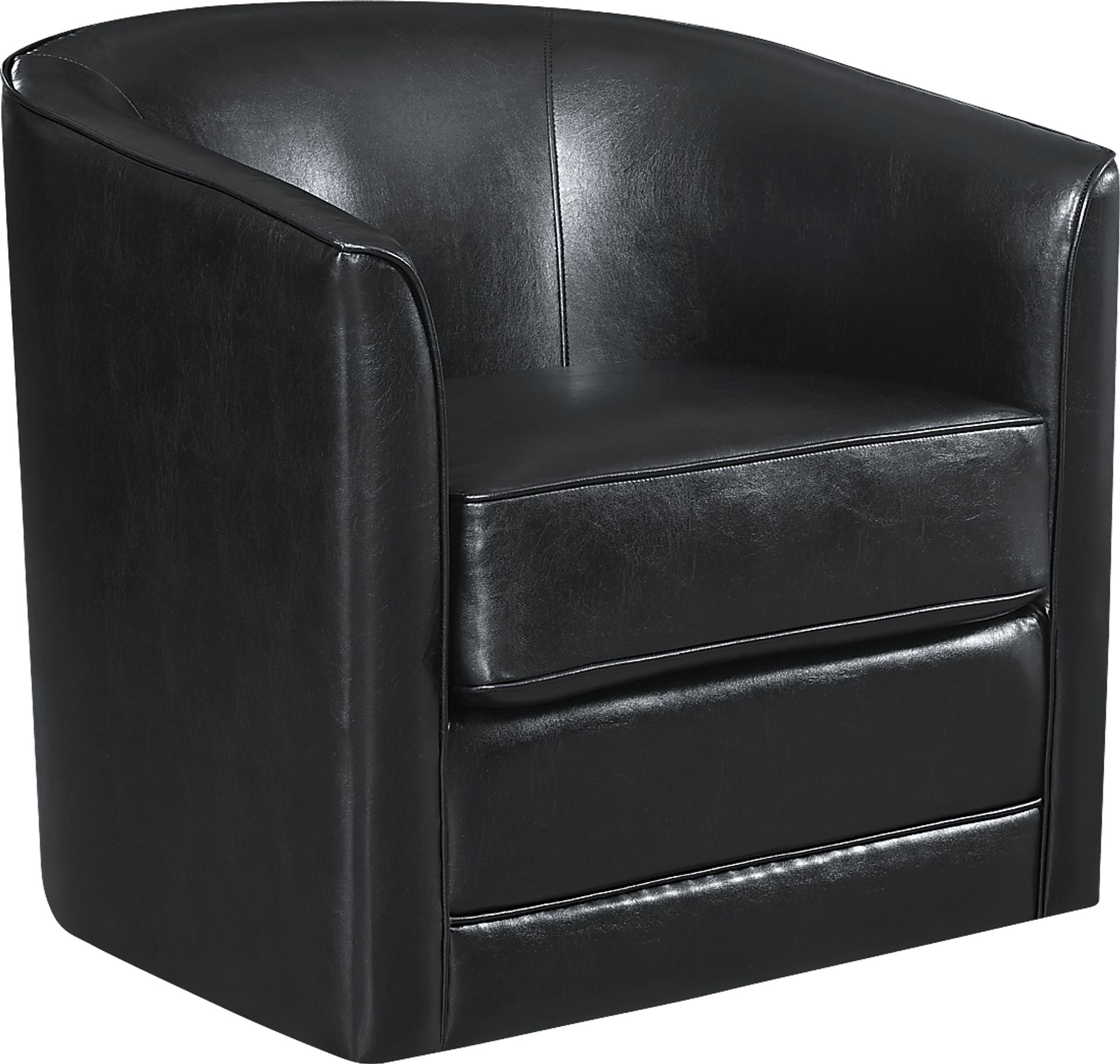 Adelta Black Accent Swivel Chair - Image 1