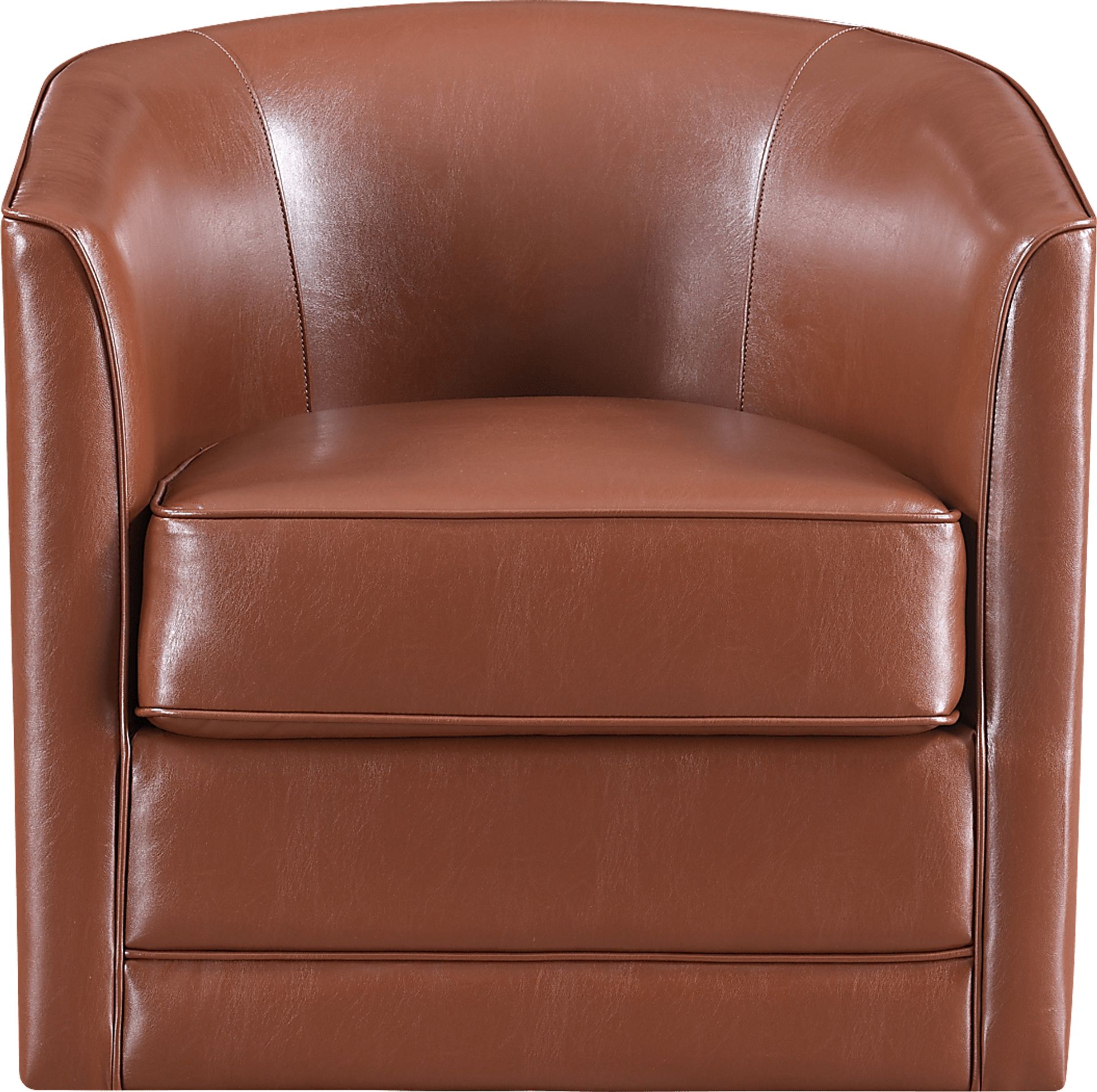 Adelta Brown Accent Swivel Chair - Image 2