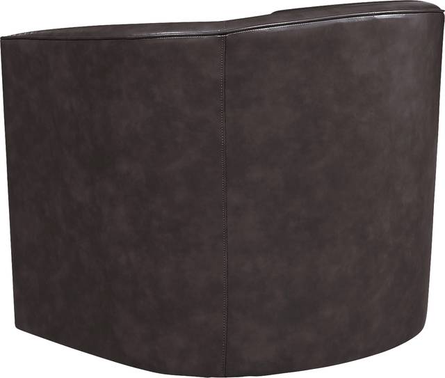 Adelta Dark Brown Accent Swivel Chair - Thumbnail - Image 3
