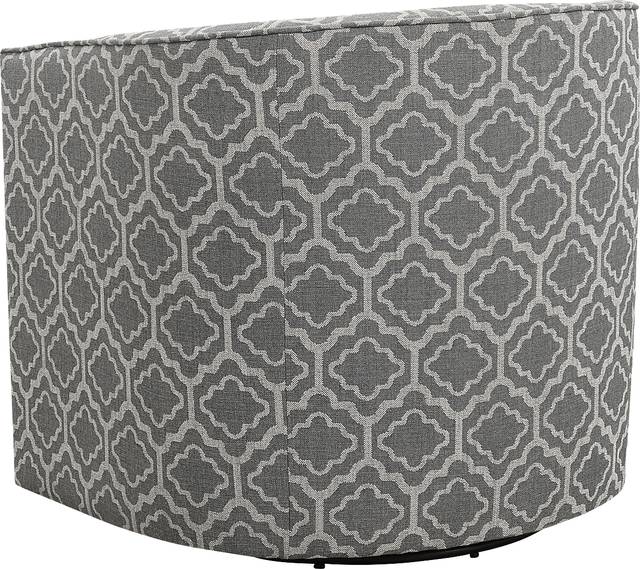 Adelta Gray Accent Swivel Chair - Thumbnail - Image 2