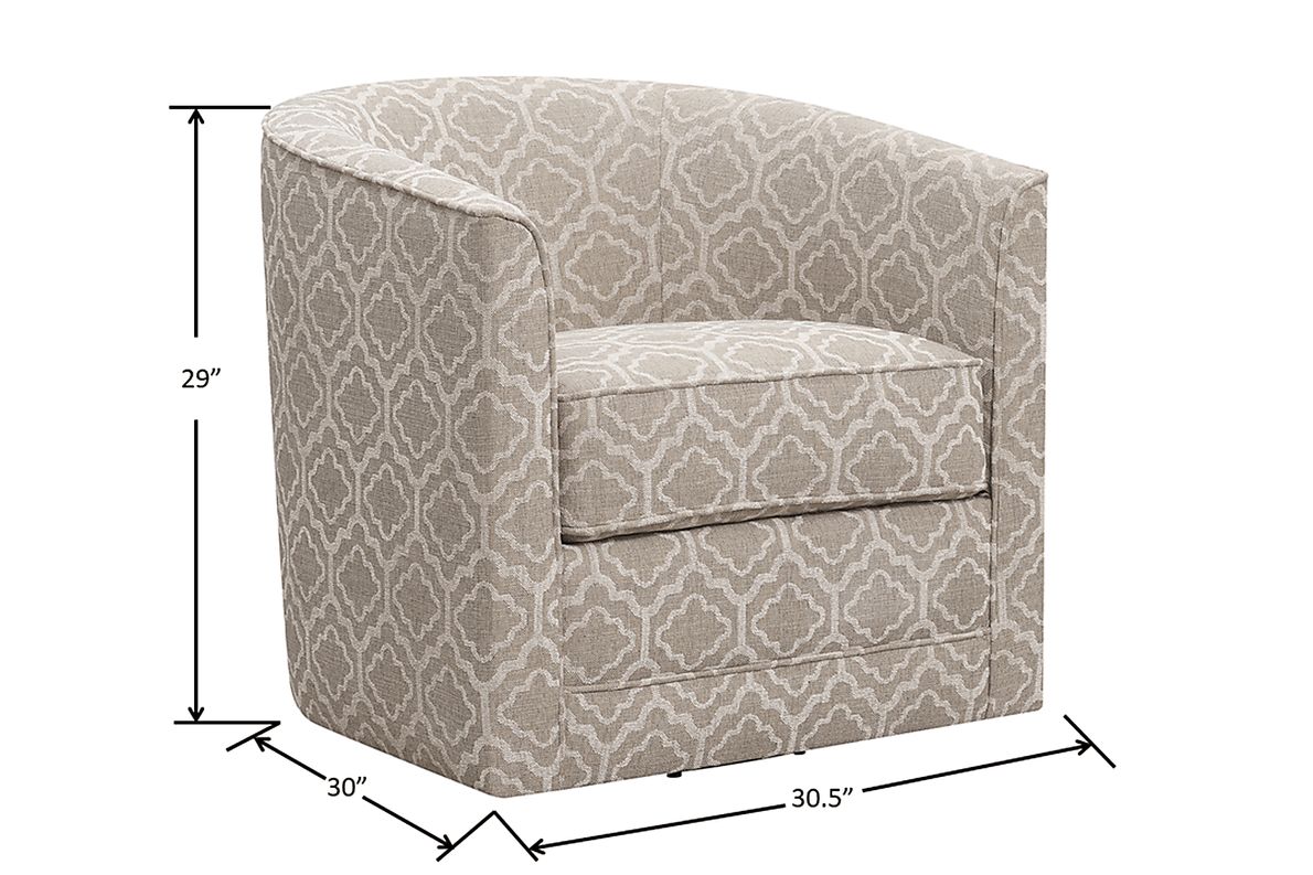 Adelta Swivel Accent Chair