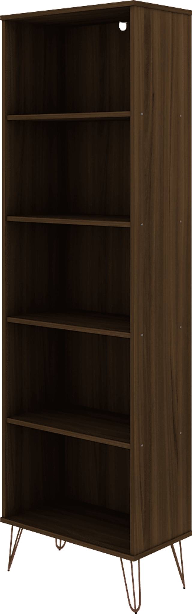 Ademoor Brown Bookcase - Thumbnail - Image 1