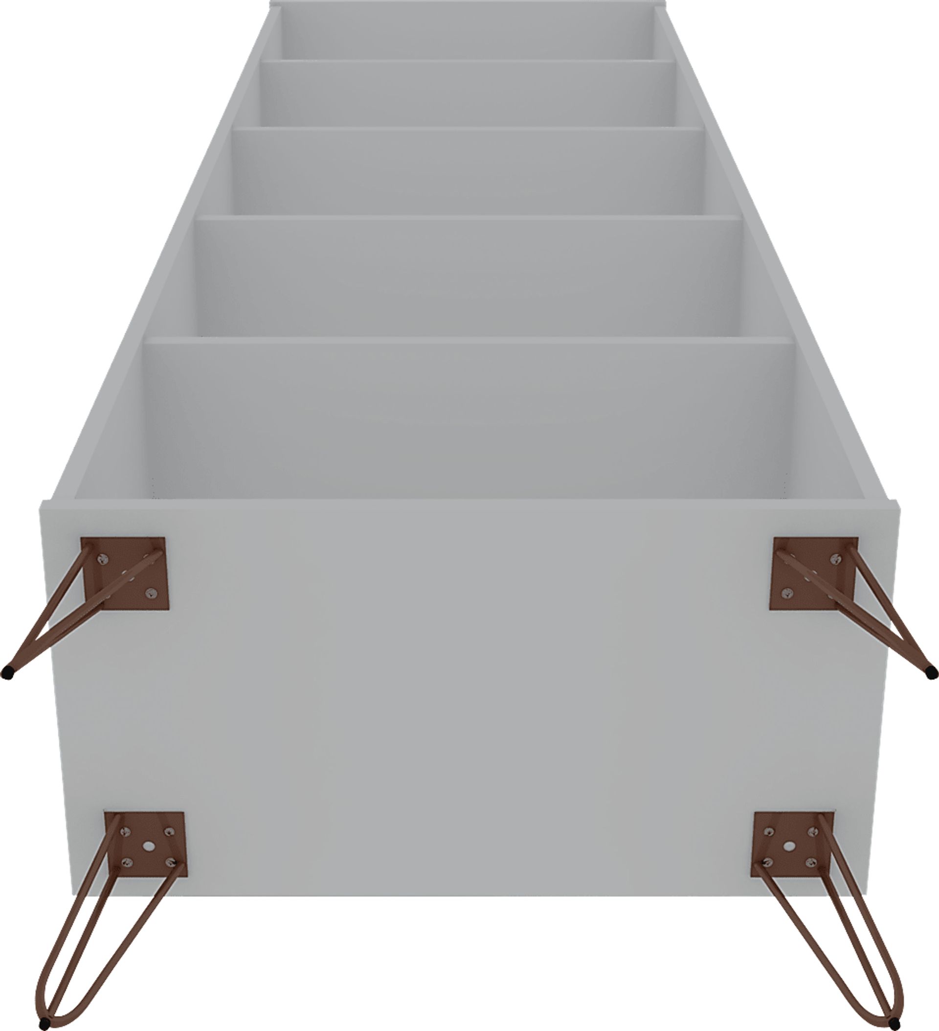 Ademoor White Bookcase - Image 5