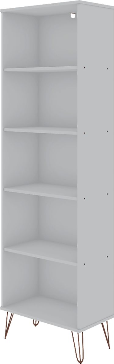 Ademoor White Bookcase