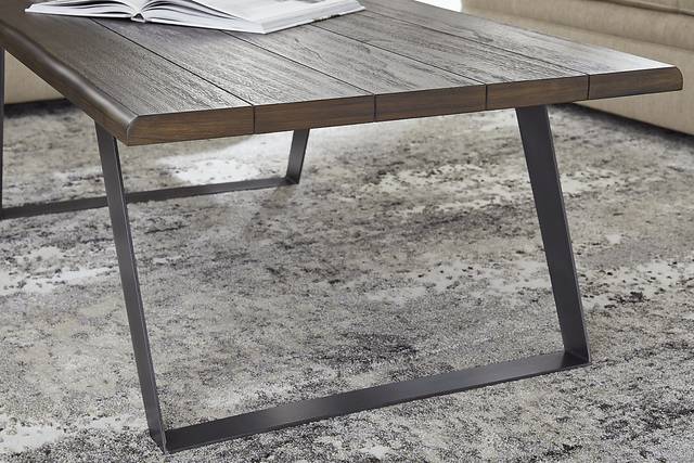 Aden Dark Brown Cocktail Table - Thumbnail - Image 3