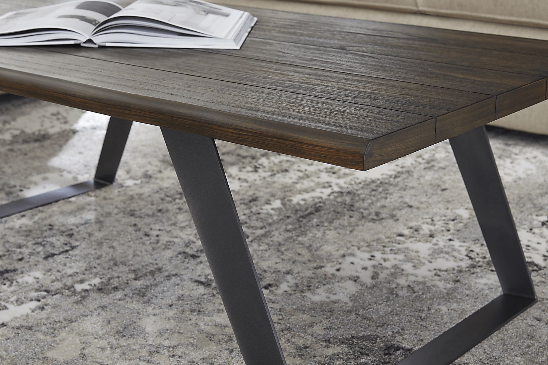 Aden Dark Brown Cocktail Table - Image 4