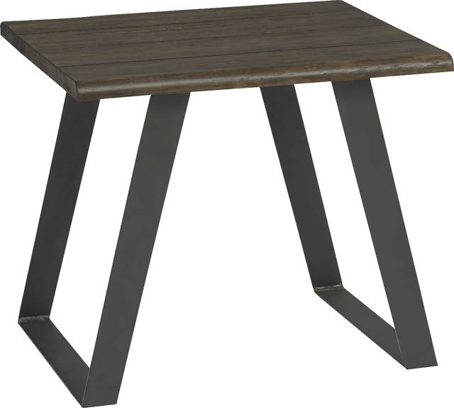 Aden Dark Brown End Table - Thumbnail - Image 1