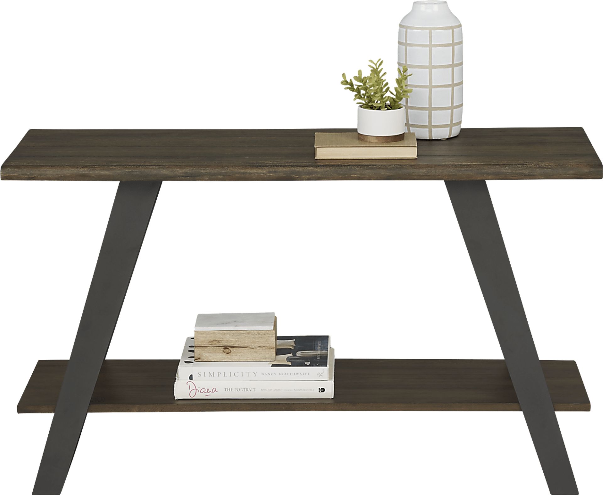 Aden Dark Brown Sofa Table - Image 2
