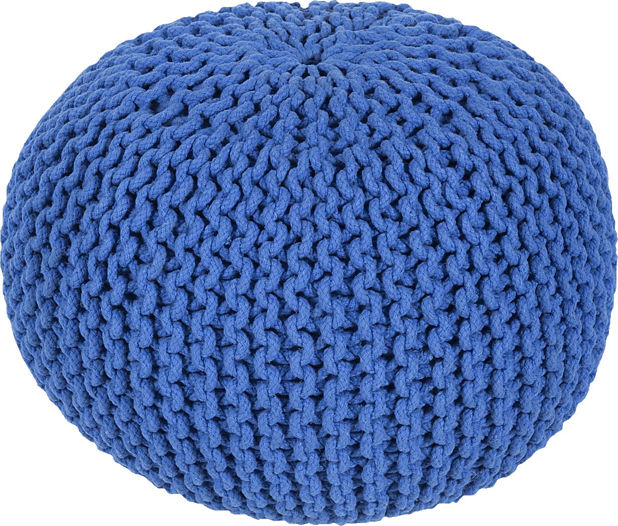 Adencliff Blue Ottoman