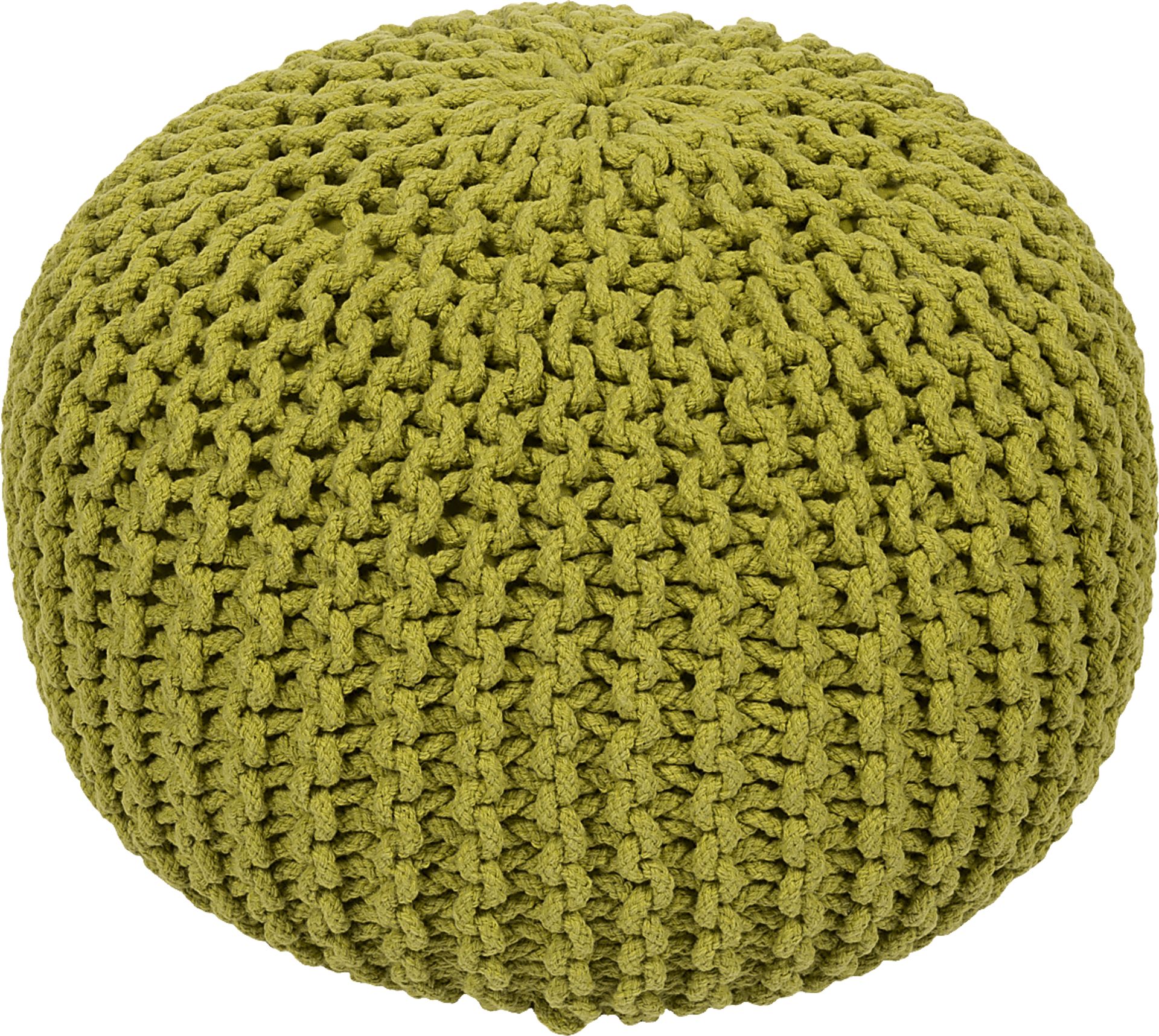 Adencliff Lime Ottoman - Image 1