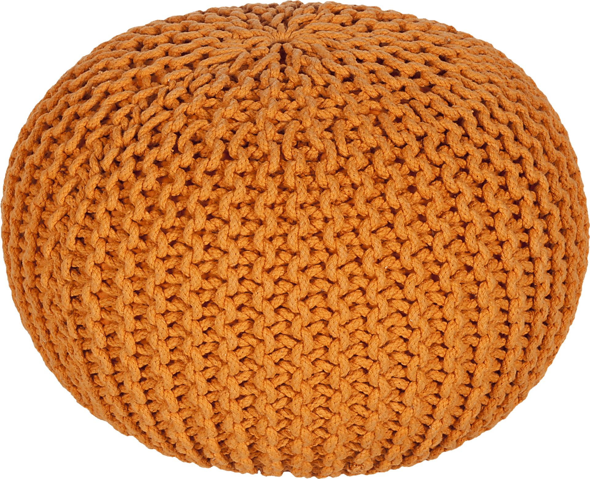 Adencliff Orange Ottoman - Image 1