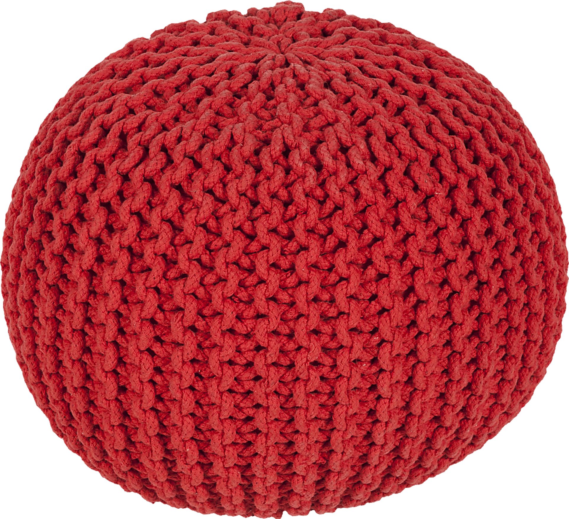 Adencliff Red Ottoman - Image 1