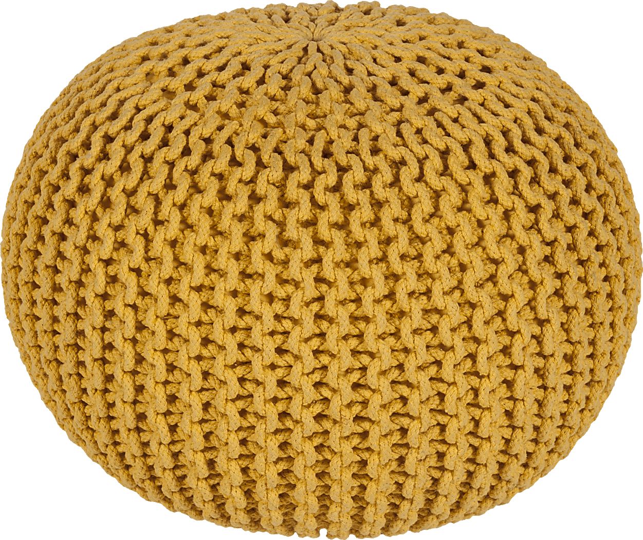 Adencliff Yellow Ottoman