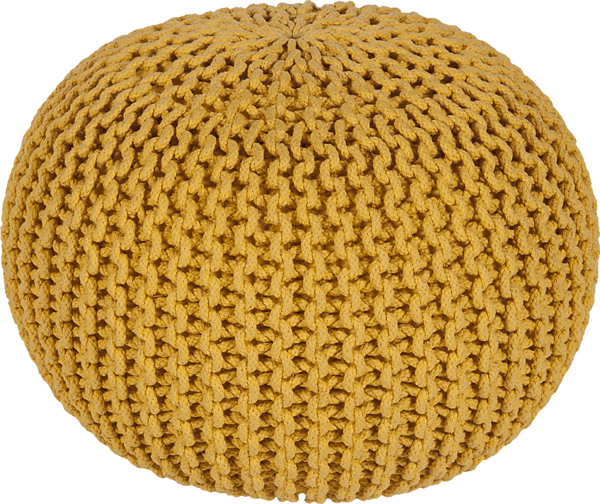 Adencliff Yellow Ottoman - Image 1