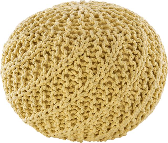 Adencliff Yellow Ottoman - Thumbnail - Image 1