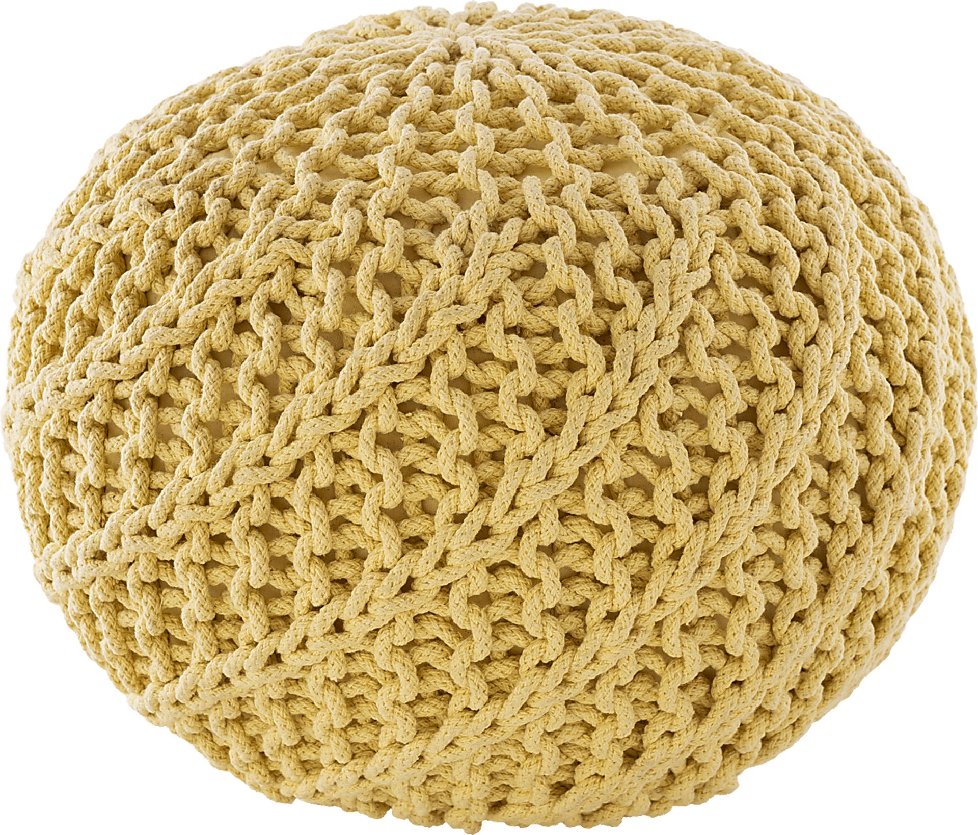 Adencliff Yellow Ottoman - Image 1