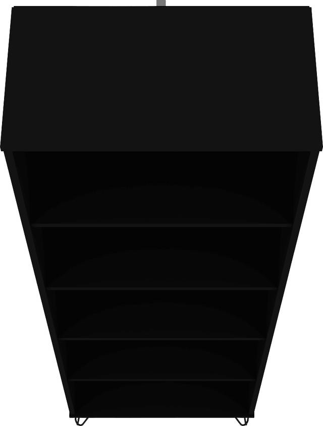 Adenmoor Black Bookcase - Thumbnail - Image 4
