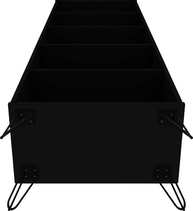 Adenmoor Black Bookcase - Thumbnail - Image 5