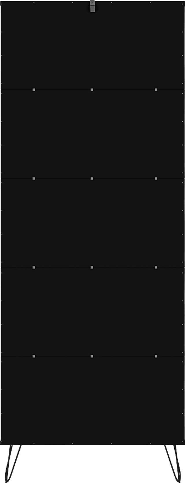 Adenmoor Black Bookcase - Thumbnail - Image 3