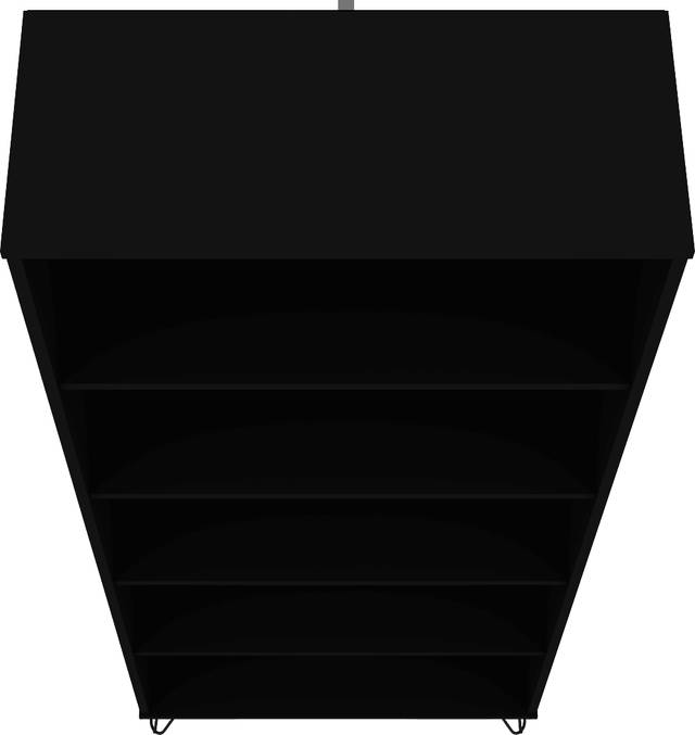 Adenmoor Black Bookcase - Thumbnail - Image 4