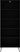 Adenmoor Black Bookcase