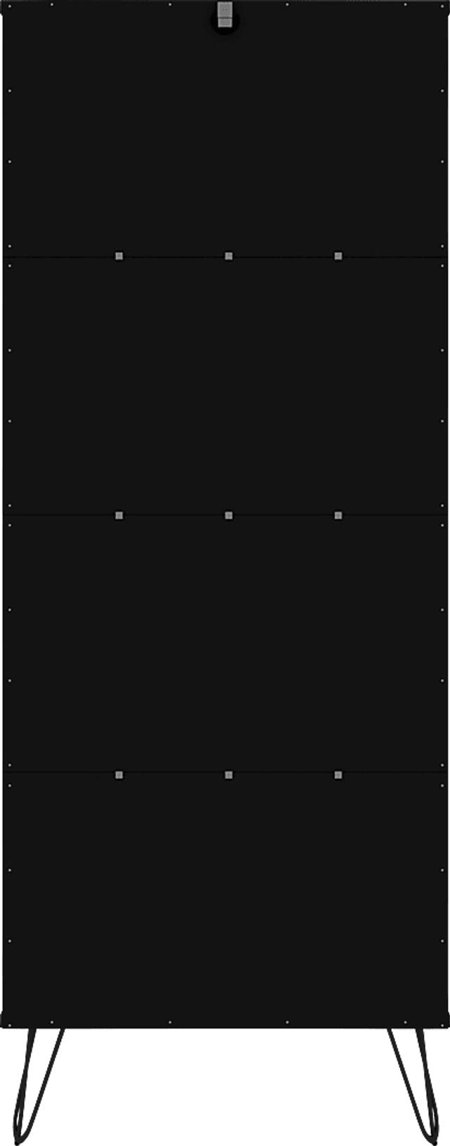 Adenmoor Black Bookcase - Thumbnail - Image 3