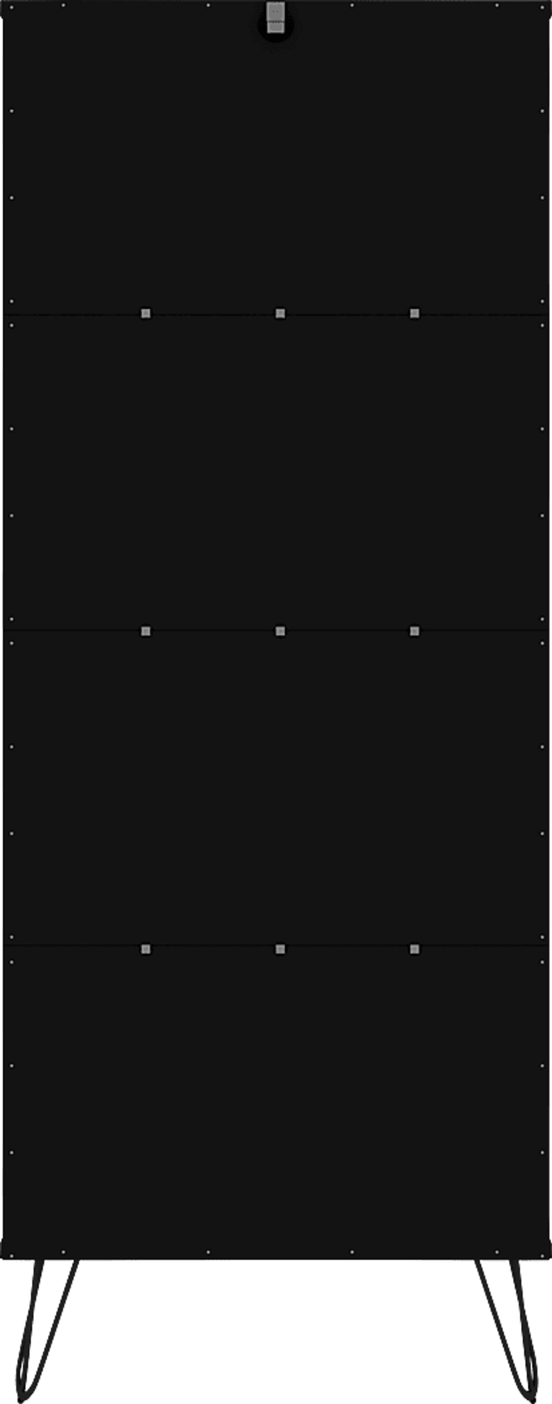 Adenmoor Black Bookcase - Image 3