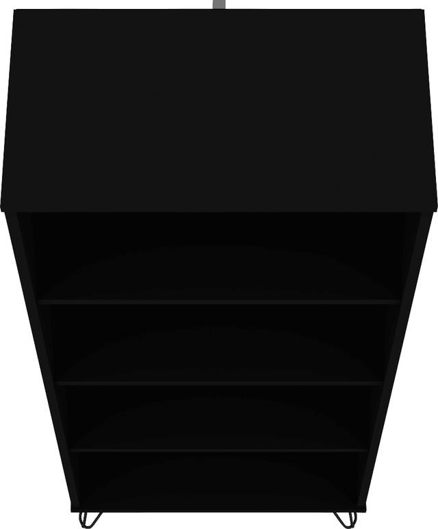 Adenmoor Black Bookcase - Thumbnail - Image 4