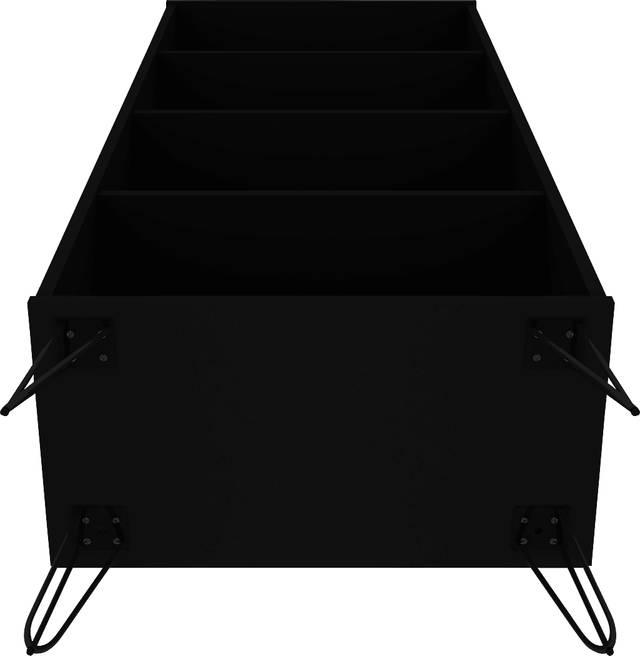 Adenmoor Black Bookcase - Thumbnail - Image 5