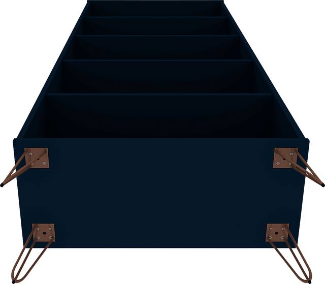 Adenmoor Blue Bookcase - Thumbnail - Image 5