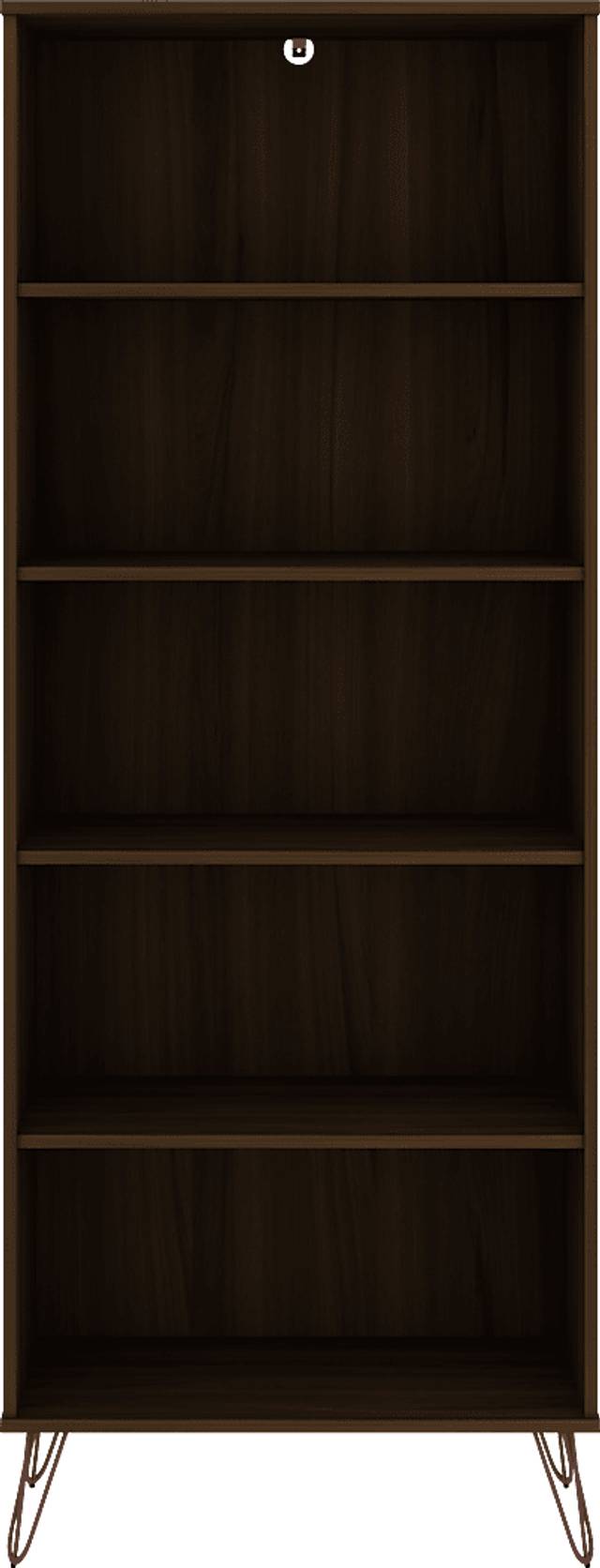 Adenmoor Brown Bookcase - Thumbnail - Image 6