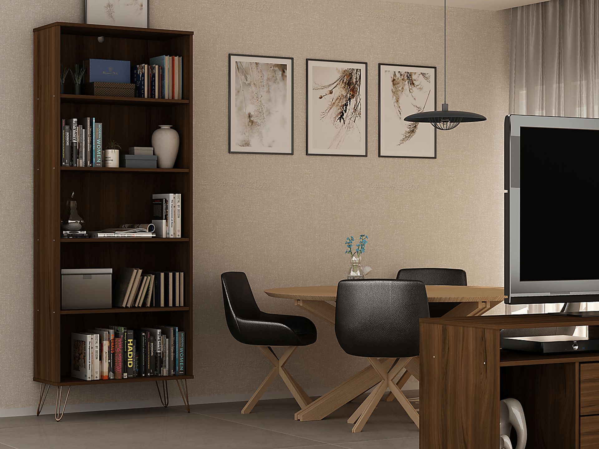 Adenmoor Brown Bookcase - Image 7